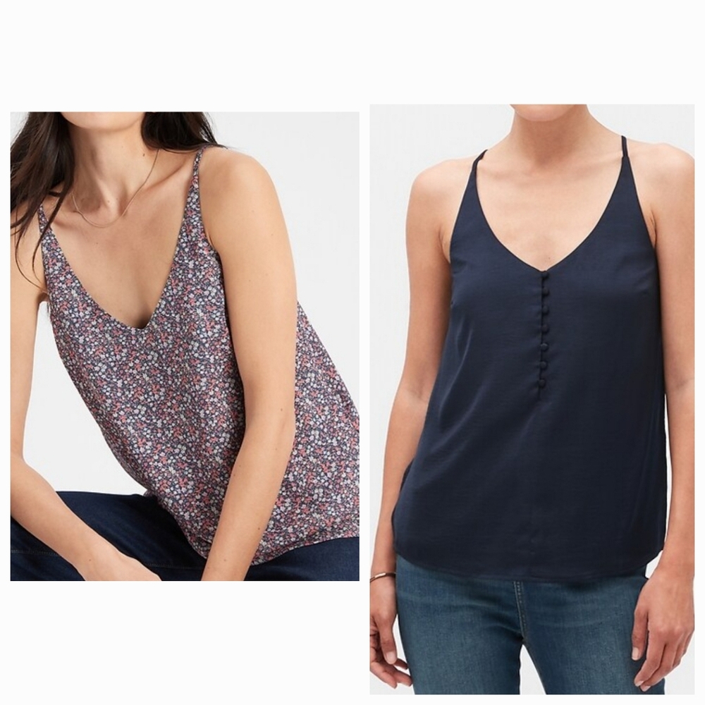 Bundle of Two Banana Republic Camisole Tops, Size XS